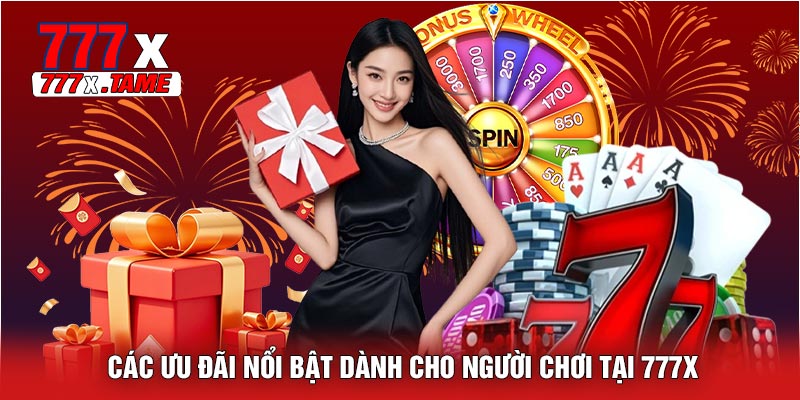 Các Ưu Đãi Nổi Bật Dành Cho Người Chơi Tại 777X
